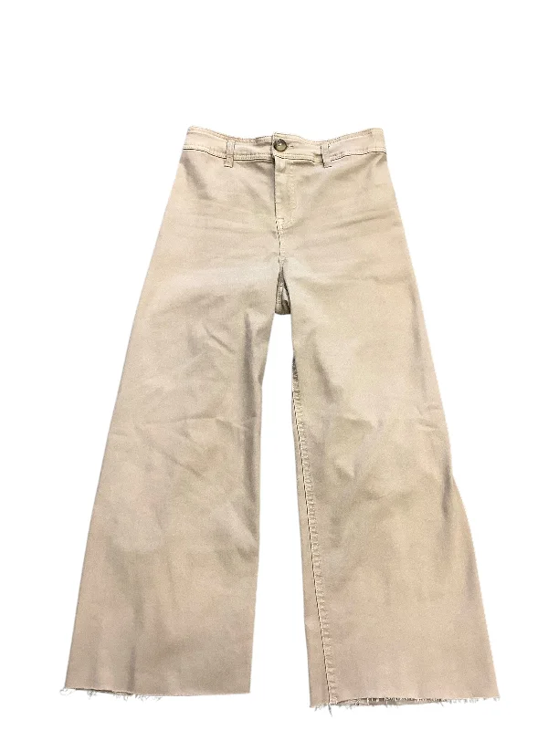 Jeans Wide Leg By Dex In Tan, Size: 10