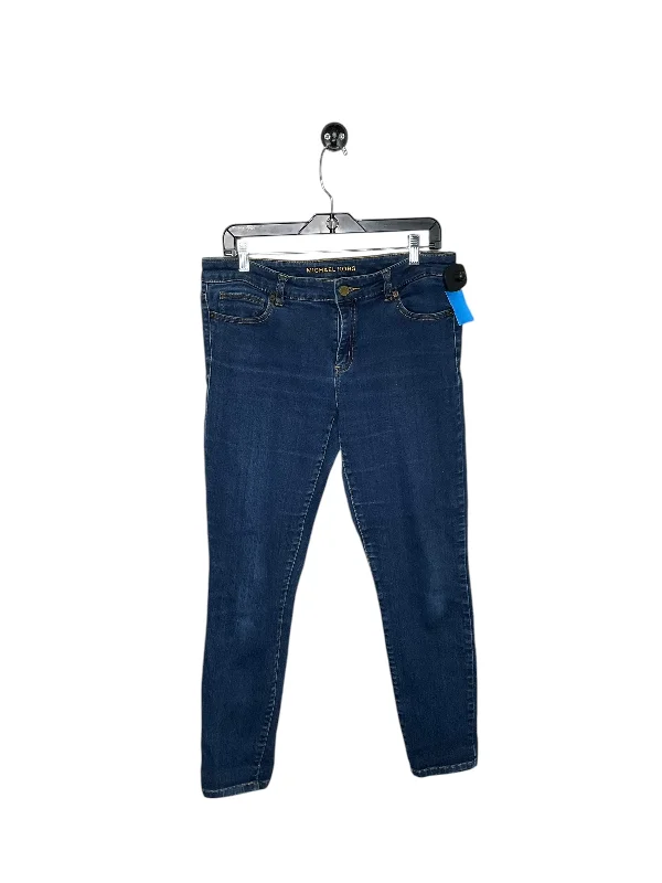 Jeans Skinny By Michael Kors In Blue Denim, Size: 10