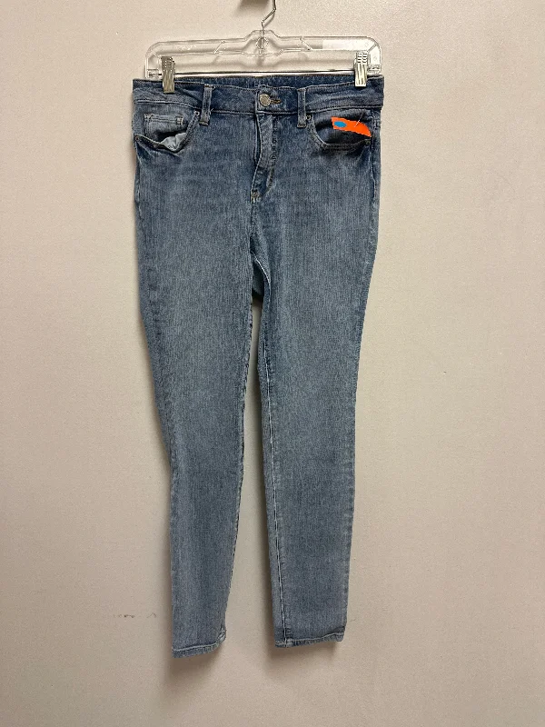 Jeans Skinny By Time And Tru In Blue Denim, Size: 4