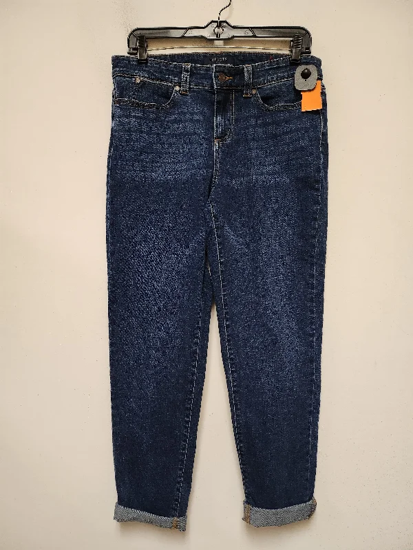 Jeans Boyfriend By Talbots In Blue Denim, Size: 4