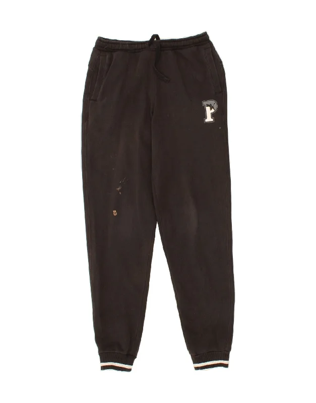 PUMA Boys Tracksuit Trousers Joggers 15-16 Years 2XL Black Cotton