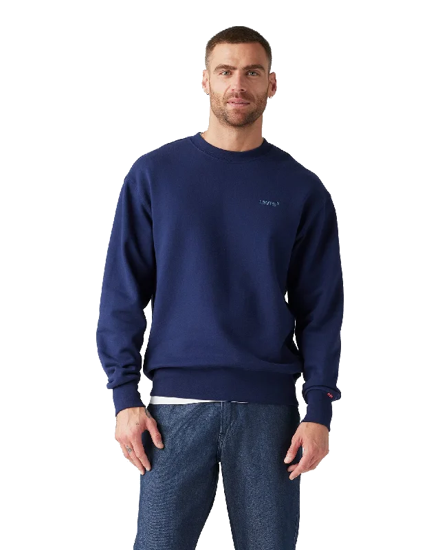 Authentic Crewneck Sweatshirt in Sargasso Sea Garment Dye