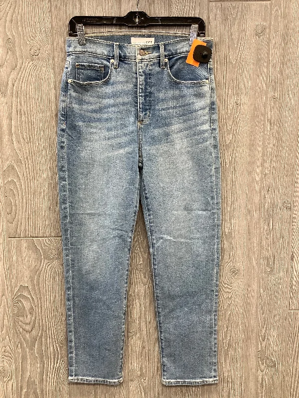 Jeans Straight By Loft In Blue Denim, Size: 2