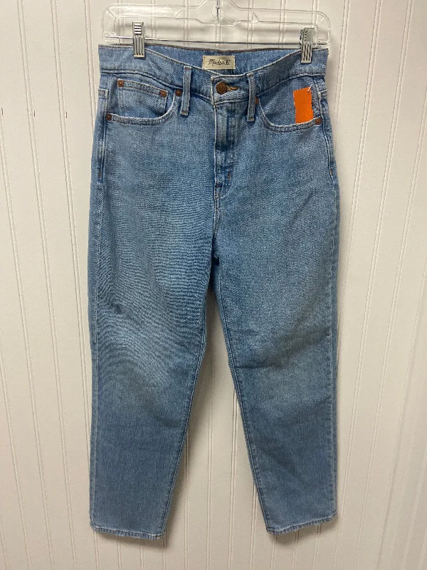 Jeans Straight By Madewell In Blue Denim, Size: 2