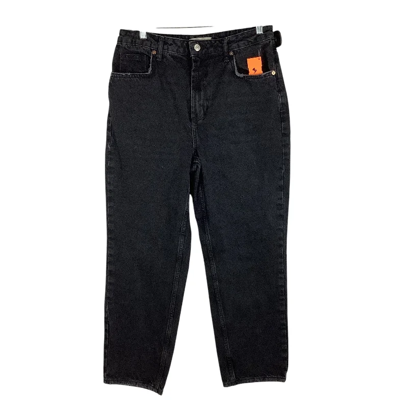 Jeans Straight By We The Free In Black Denim, Size: 8 (30)