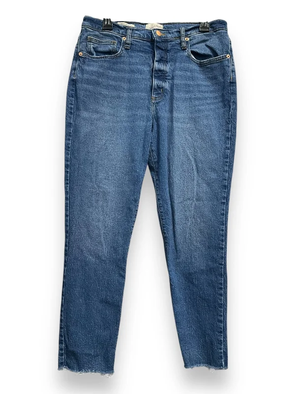 Jeans Straight By Universal Thread In Blue Denim, Size: 12