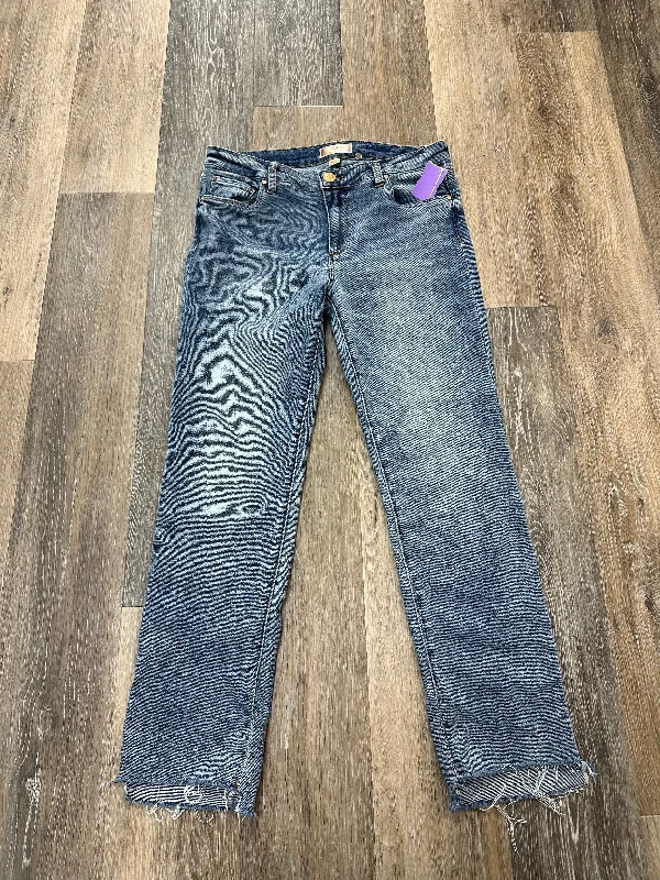 Jeans Straight By Kut In Blue Denim, Size: 8