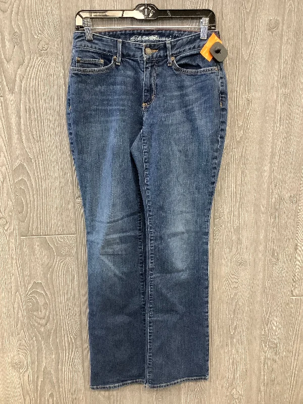 Jeans Boot Cut By Eddie Bauer In Blue, Size: 4