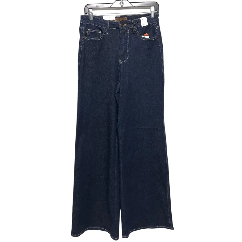 Jeans Wide Leg By Judy Blue In Blue Denim, Size:6