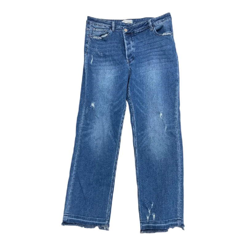 Jeans Straight By Cmc In Blue Denim, Size:12