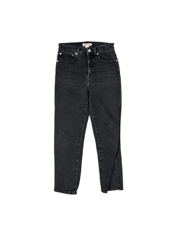 Jeans Straight By Madewell In Black, Size: 24