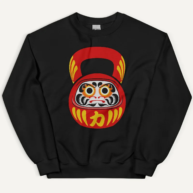 Daruma Doll Kettlebell Design Sweatshirt