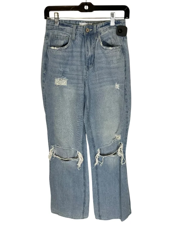 Jeans Flared By Vervet In Blue Denim, Size: 2