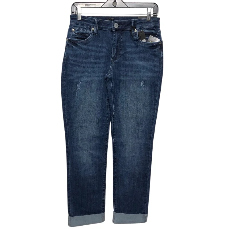 Jeans Boyfriend By Kut In Blue Denim, Size:2