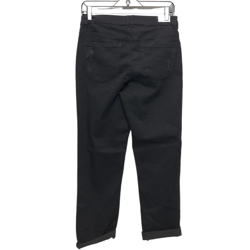 Jeans Straight By Caslon In Black Denim, Size:6