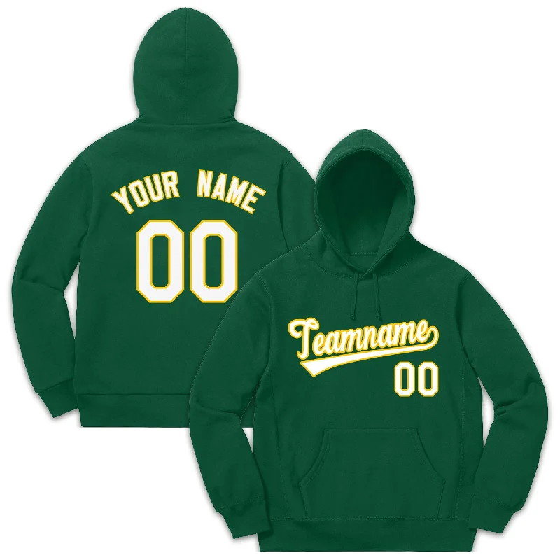 Custom Green Sport Classic Style Sweatshirt Fashion Hoodie Uniform