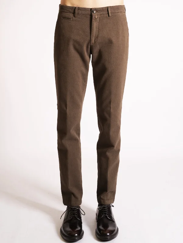 Pantalone Chino Slim Fit Marrone