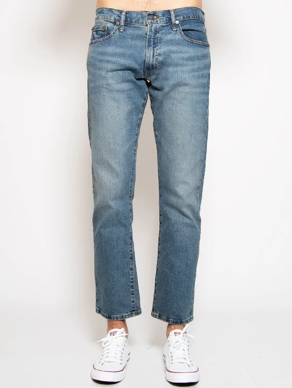 Denim Slim Straight Blu