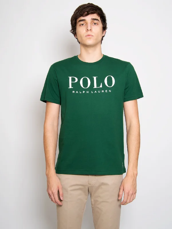 T-shirt con Logo Verde