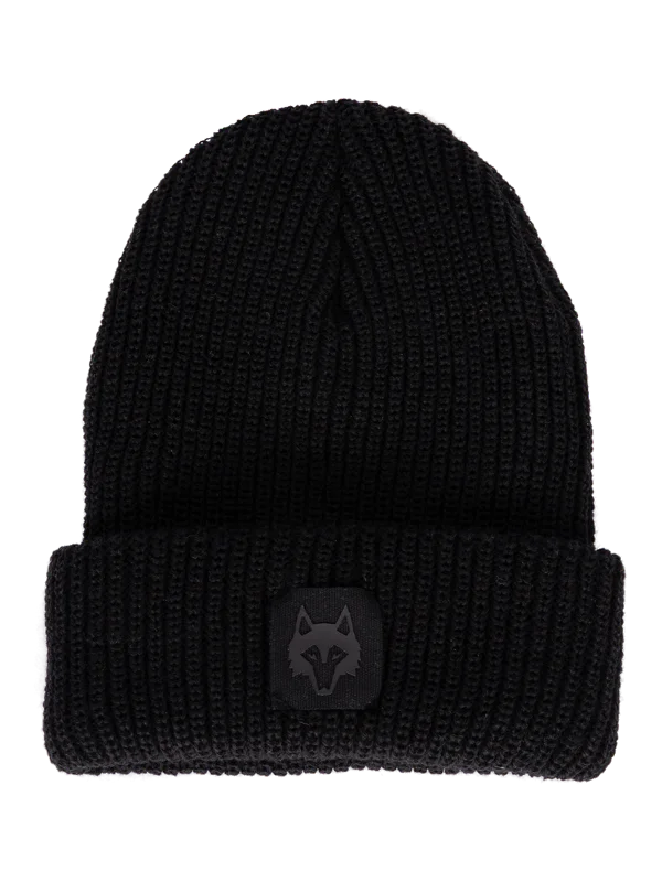 Wolf Patch Beanie