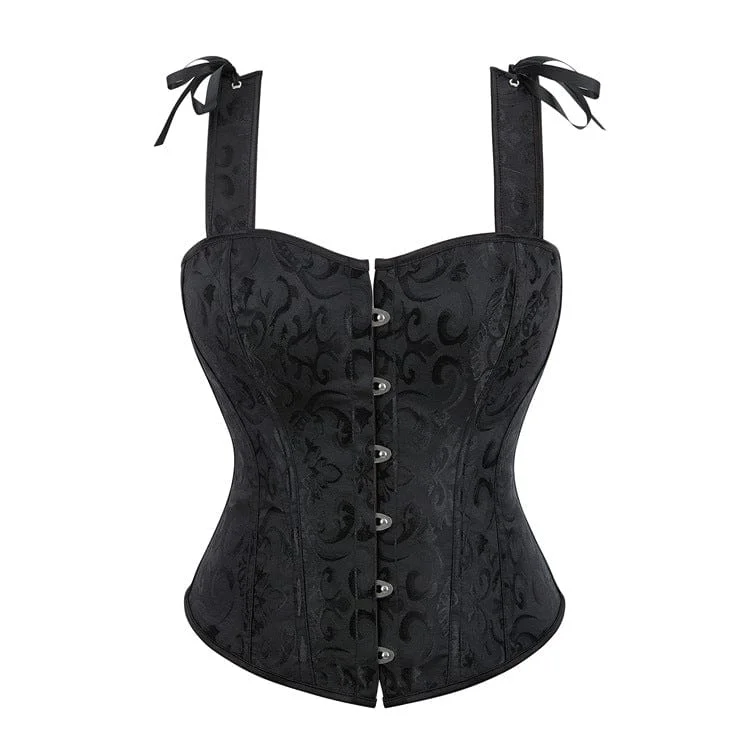 Women's Gothic Lace-up Steel Boned Overbust Corset