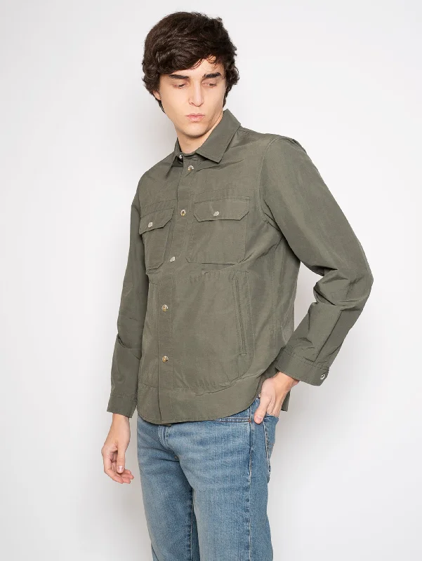 Overshirt in Eco Ramar Verde