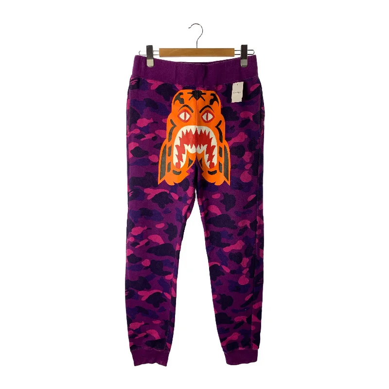 BAPE/Joggers/M/Purple/Cotton/Camouflage/001PTG301003X