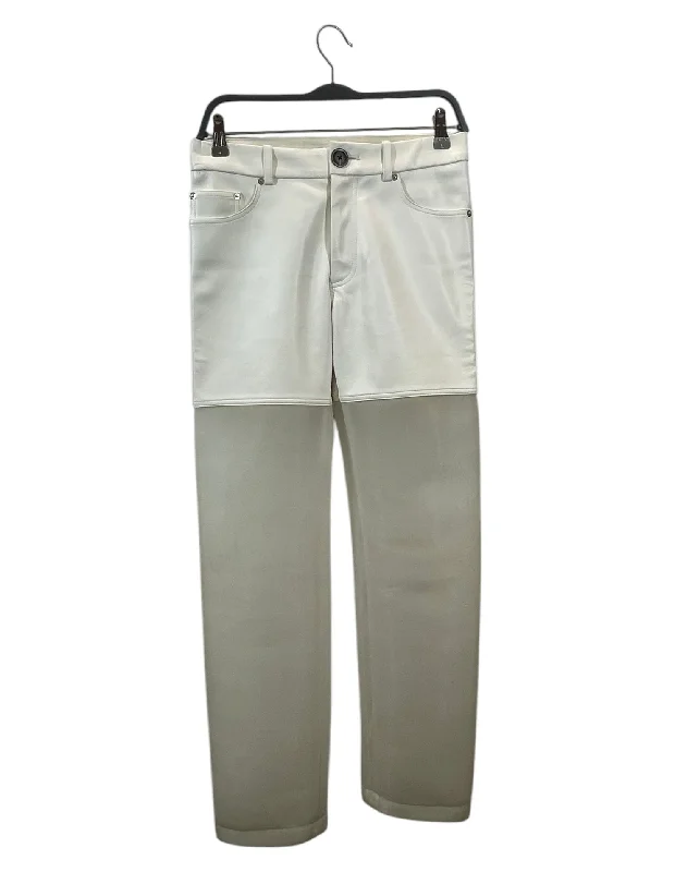 PETER DO /Straight Pants/34/Polyester/WHT/PD - SS20 - 113