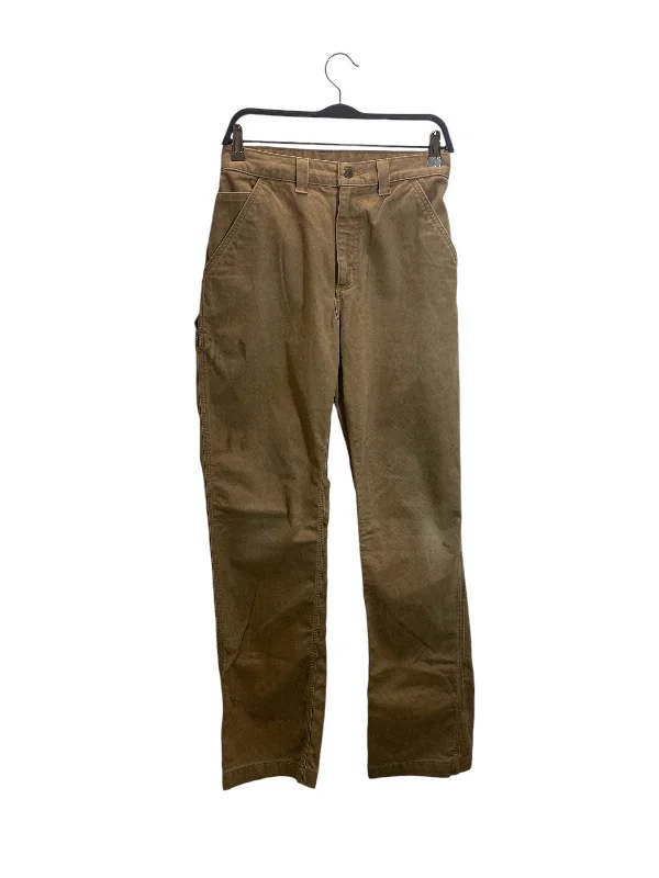 Carhartt/Straight Pants/33/Cotton/BRW/CARPENTER