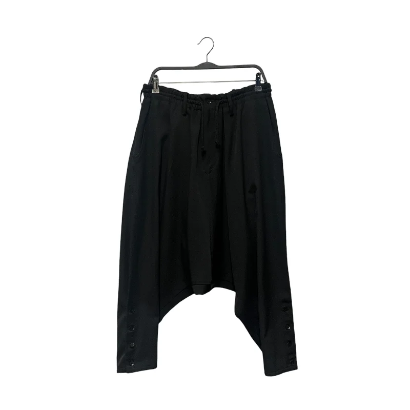 YOHJI YAMAMOTO/Cropped Pants/2/Cotton/BLK/