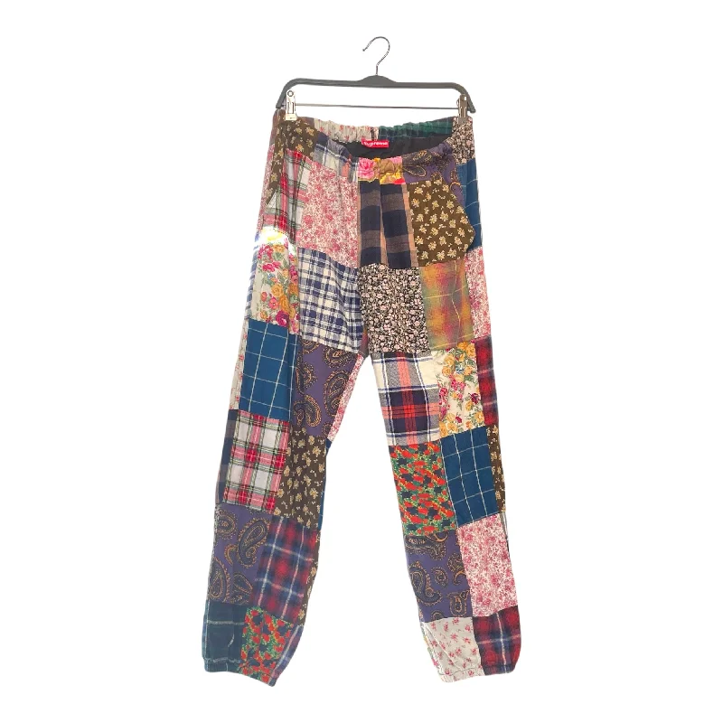 Supreme/Pants/M/Cotton/MLT/All Over Print/PATCH WORK/BOX PATCH.JOGGER