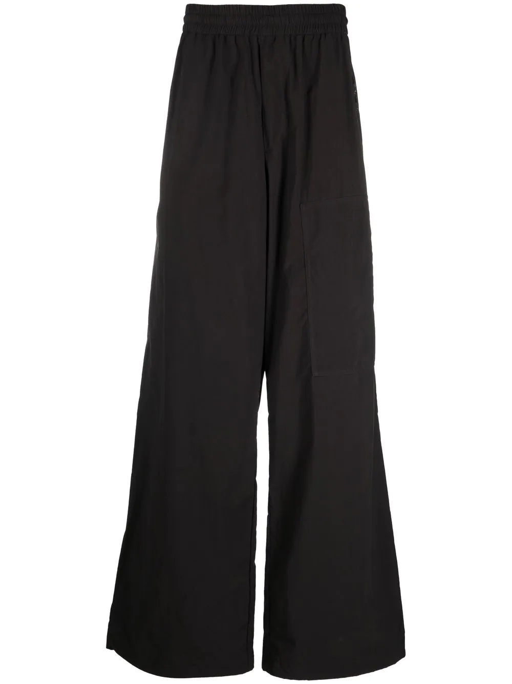 Logo Patch Wide-Leg Trousers