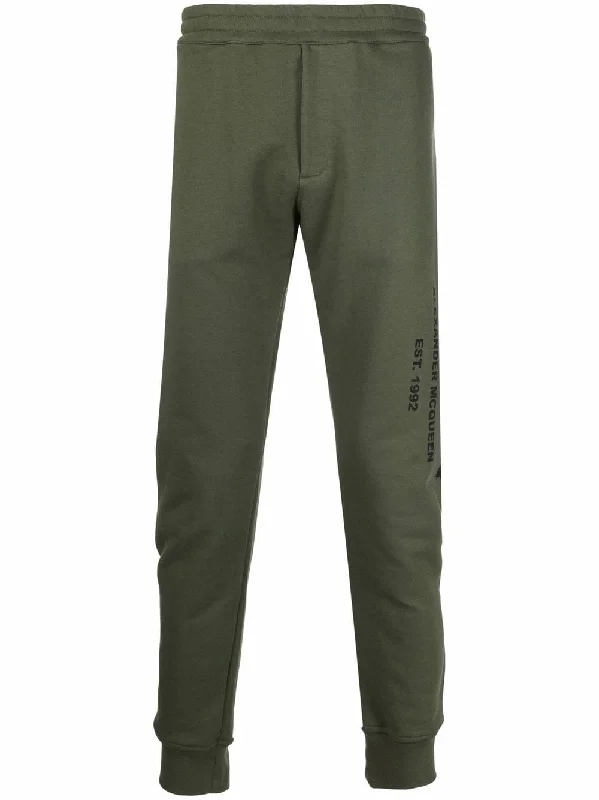 Logo Print Tapered Track Trousers