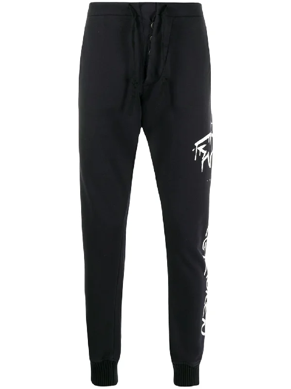 Shark-Print Track Trousers