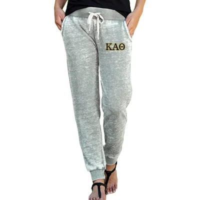 Sorority Zen Jogger Pants, 2-Color Greek Letters - JA8944 - EMB